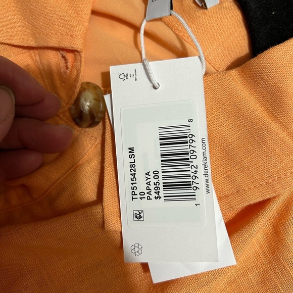 Derek Lam Peach Midi Dress - Picture 8 of 12